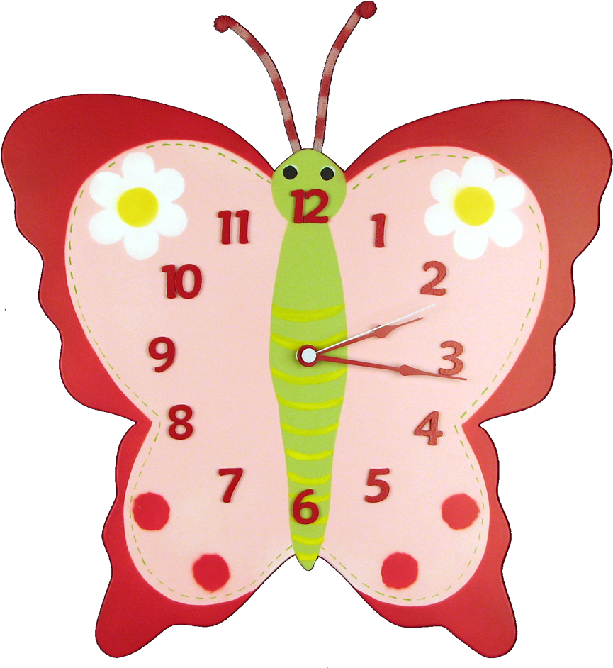 Fetching Wall Decoration In Kid Bedroom Using Children - Wall Watch Design For Kids (900x949)