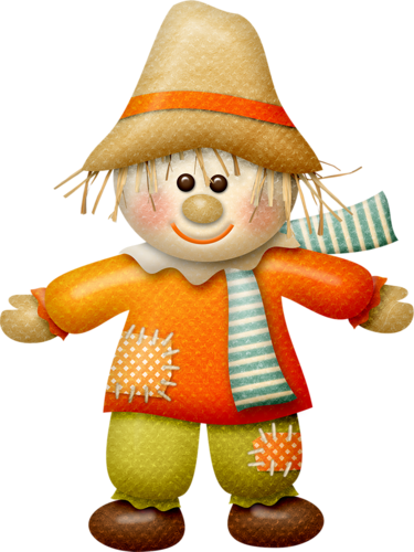Scarecrow - Espantalho Clipart (375x500)