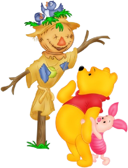 Happy Scarecrow Clipart Error 404 - Pooh (600x600)