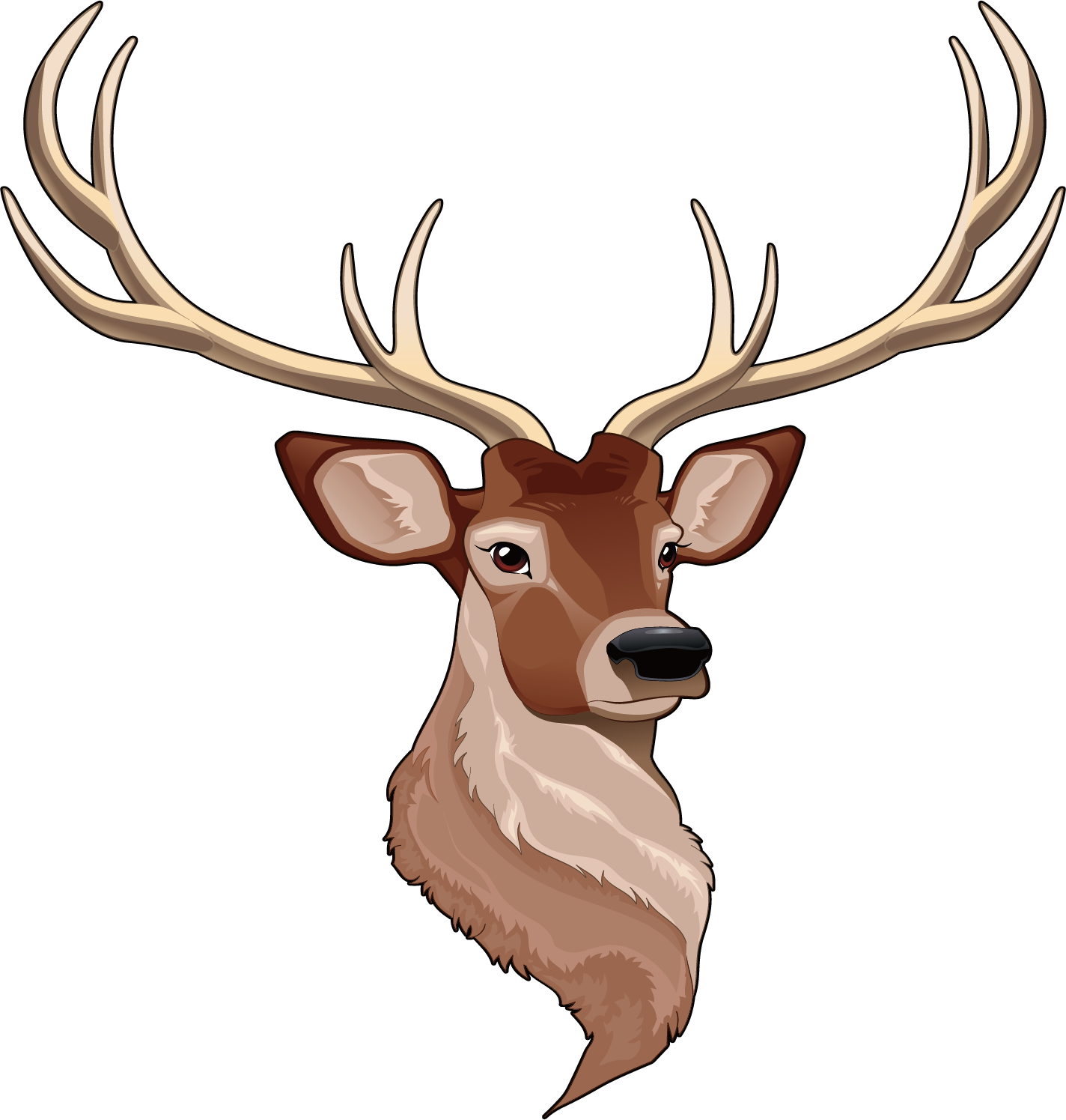 Reindeer Cartoon Clip Art - Reindeer Cartoon Clip Art.