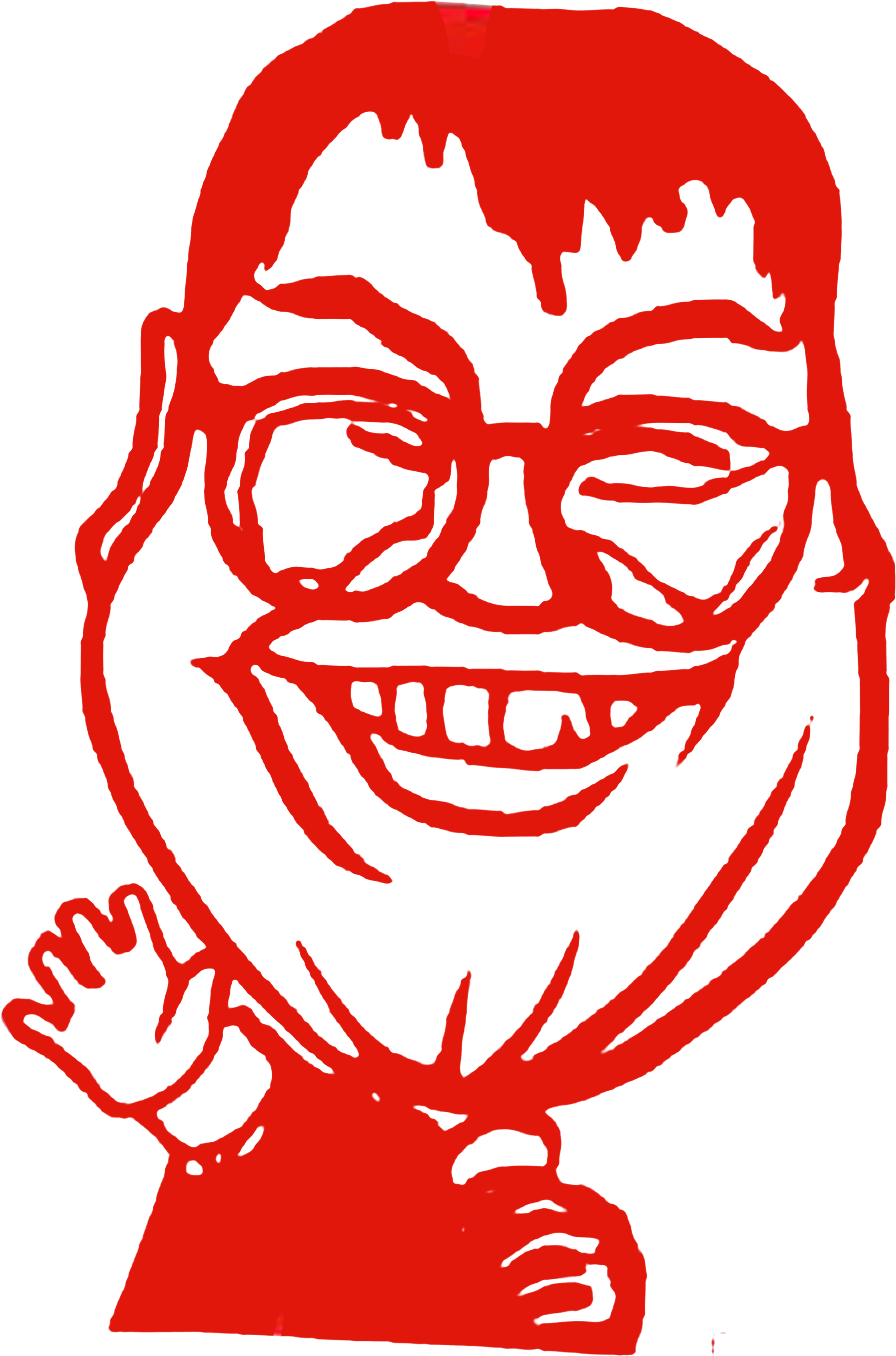 Papercutting Smile Laughter Clip Art - Papercutting Smile Laughter Clip Art (5000x5000)