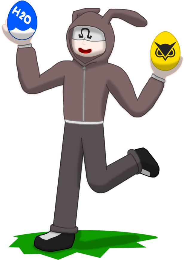 Ohmwrecker / Maskedgamer Easter By Skyblue2005 - Ohmwrecker / Maskedgamer Easter By Skyblue2005 (894x894)