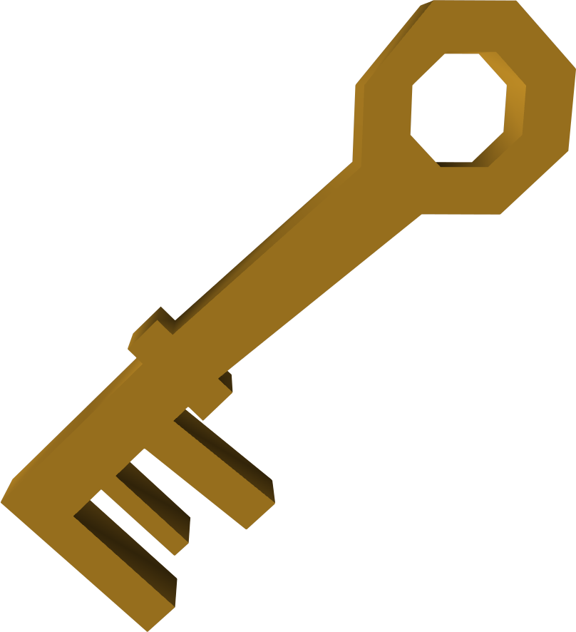 Brass Key Detail - Runescape Brass Key (808x886)