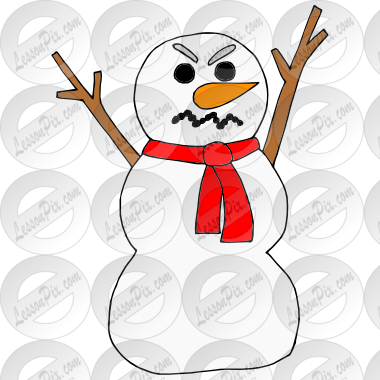 Snowman Clipart Angry - Classroom (380x380)