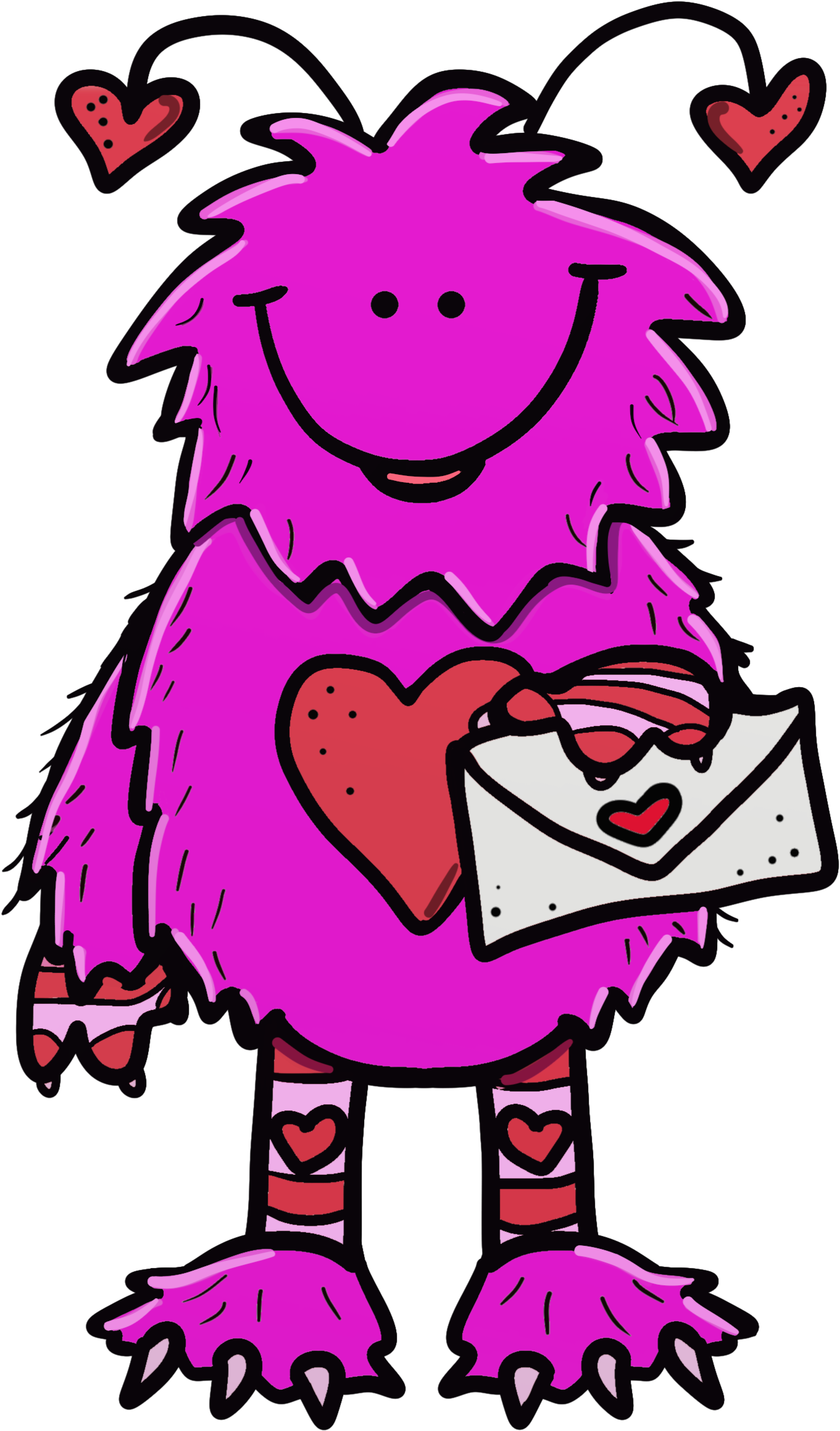 Be Prepared, Little Monsters, Spaces - Clip Art (1596x2541)