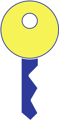 Security Key Icon - Circle (550x550)