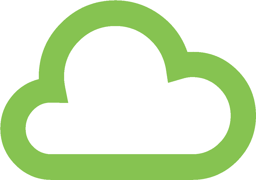 Cloud Icon Png - Green Cloud Logo Png (1041x800)