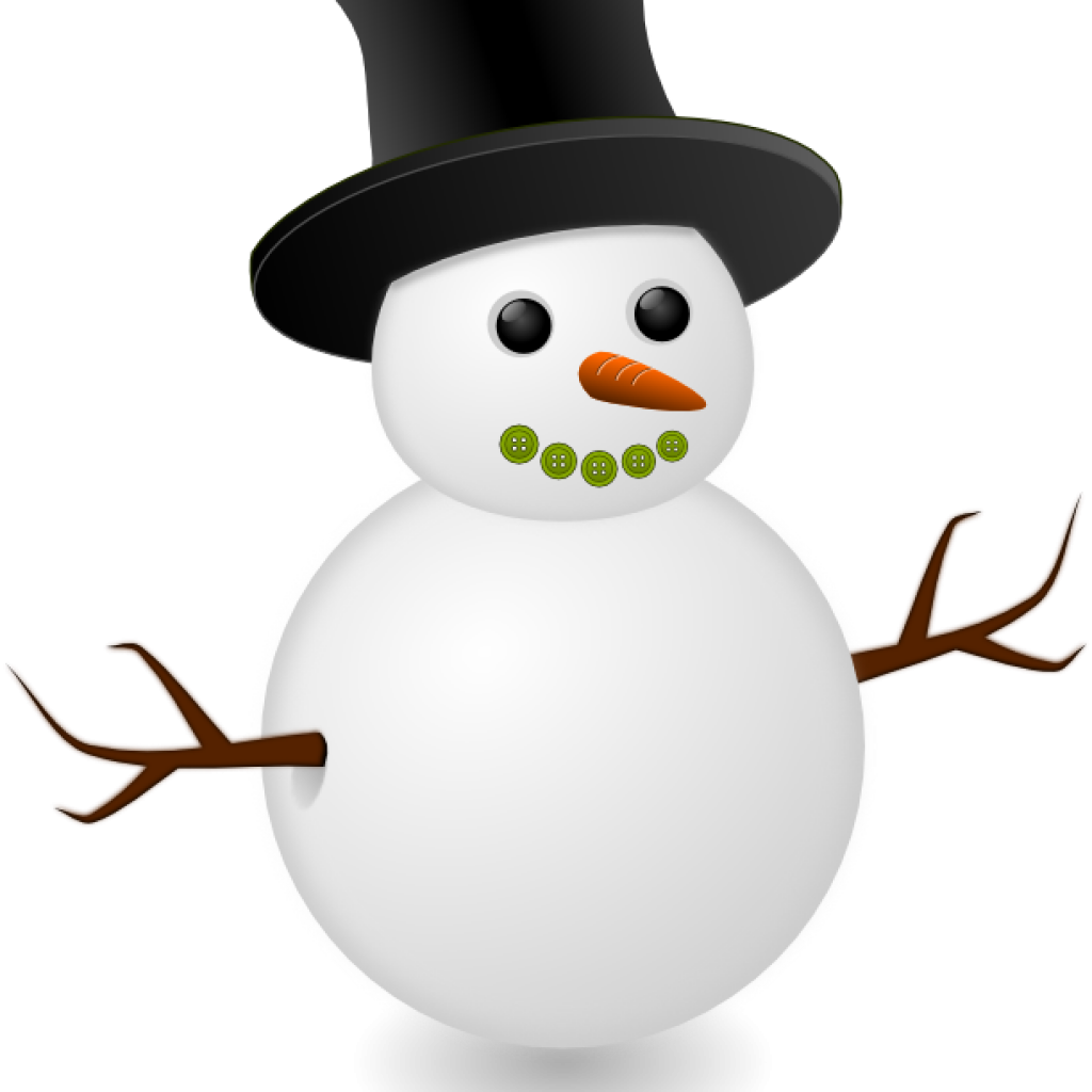 Cute Snowman Clipart Cute Snowman Graphics And Animations - Zazzle Niedlicher Snowman Mit Kissen Bezug (1024x1024)