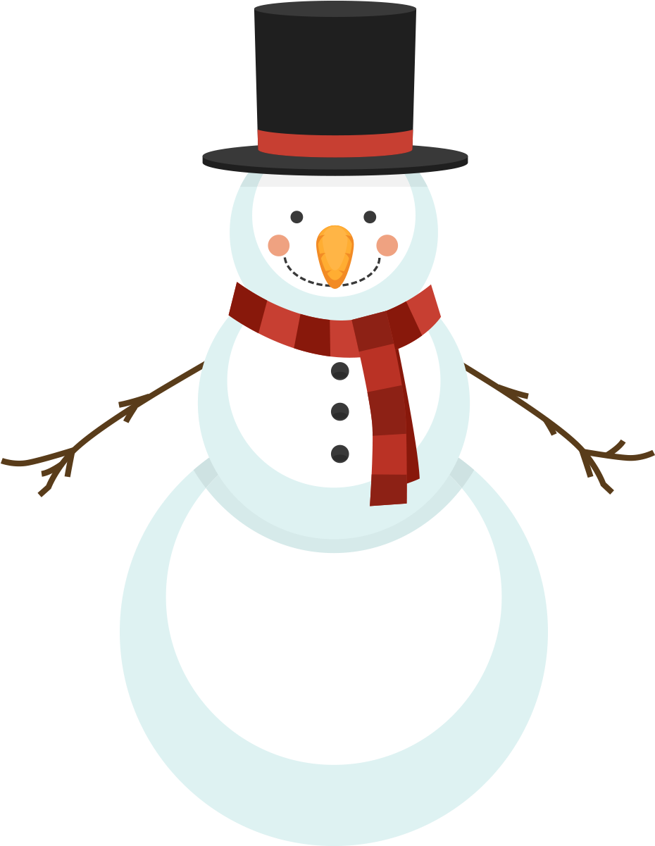 Cute Snowman Cliparts - Snowman (1200x1200)