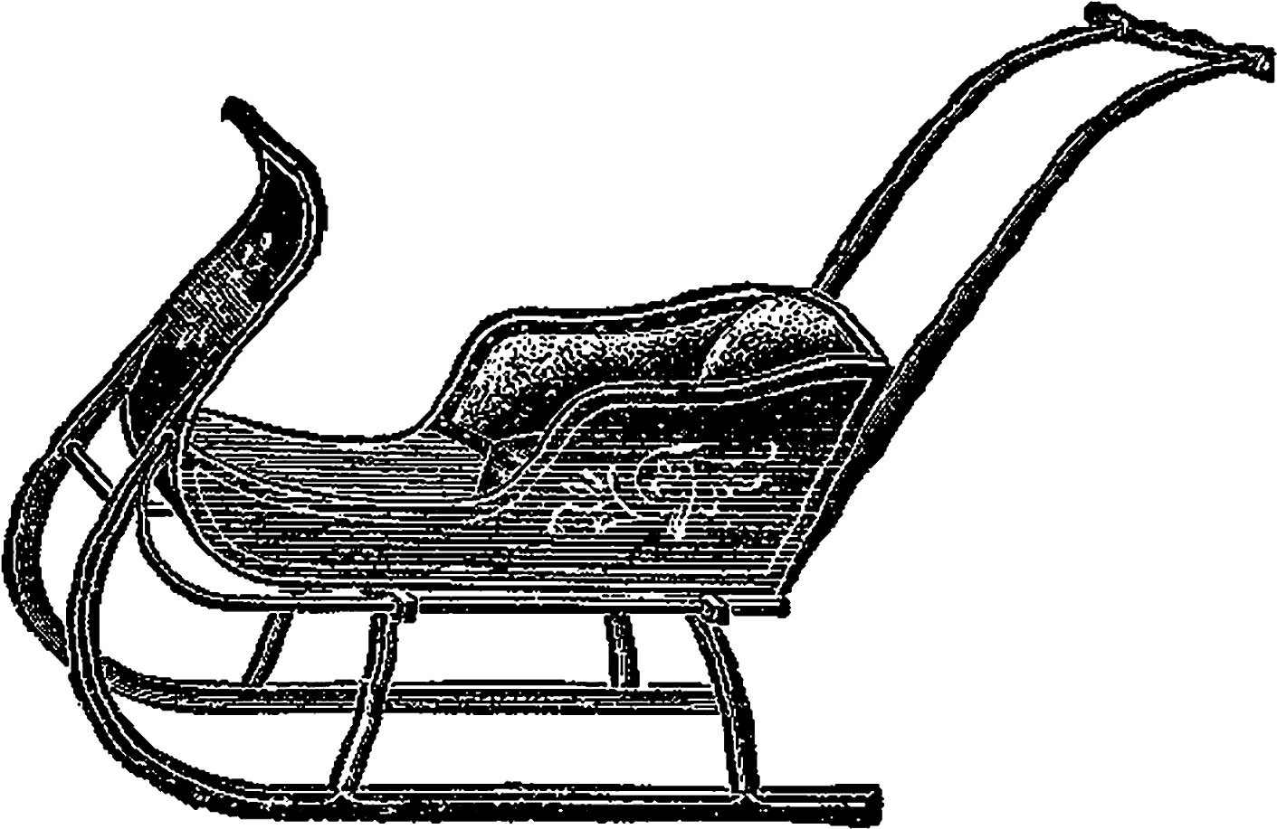 Sled Clip Art - Clip Art (1600x1093)