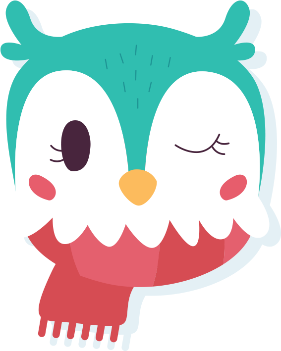 Cute Winter Animal Clip Art Fptfy 1 - Cute Winter Animal Clip Art Fptfy 1 (612x792)