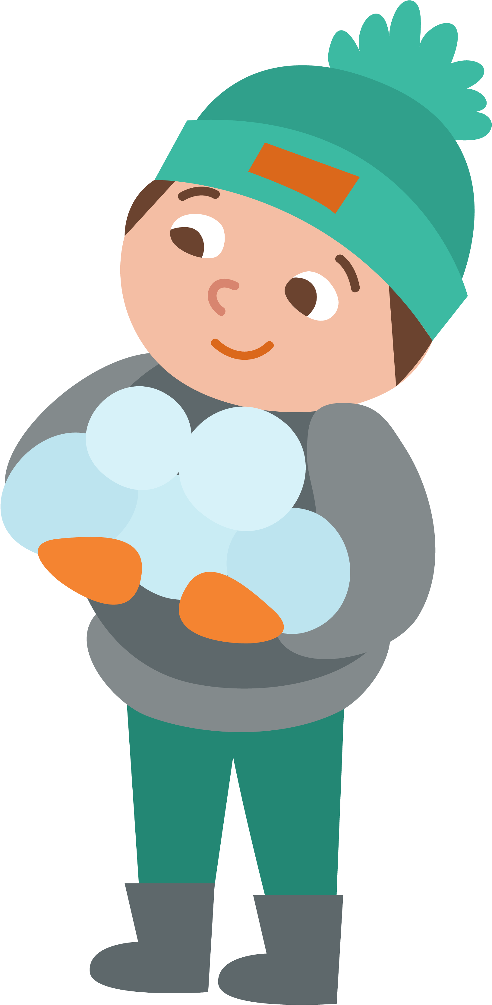 Snow Child Winter Clip Art - Snow Child Winter Clip Art (4167x4167)