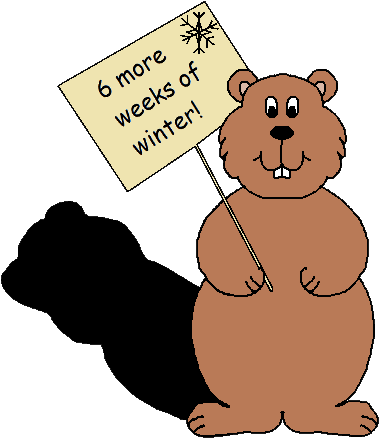 Graphics By Ruth Groundhog Clipart - Groundhog Day Prediction Chart (796x893)