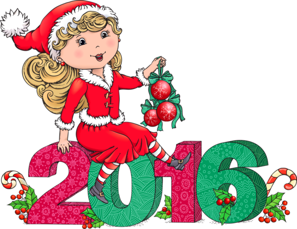 Gifs Tubes De Natal 2 - Bonne Annee Dessin 2016 (600x462)