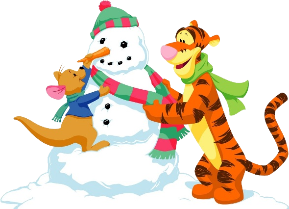 Winnie The Pooh Xmas - Christmas Day (600x600)