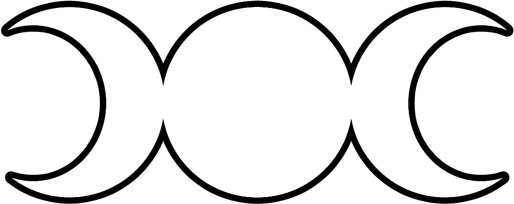 Symbols Of The Wiccan Goddesses - Greek Goddess Artemis Symbol (1035x426)