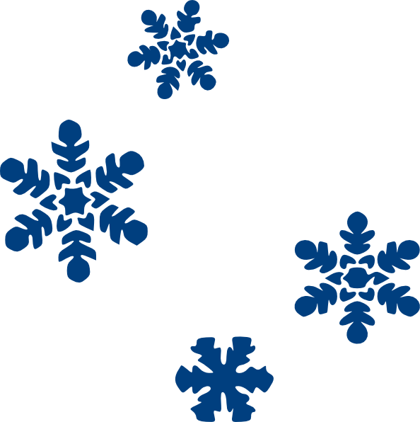 Blue Snow Flakes Png, Svg Clip Art For Web - Free Transparent Clipart Snowflake (594x596)