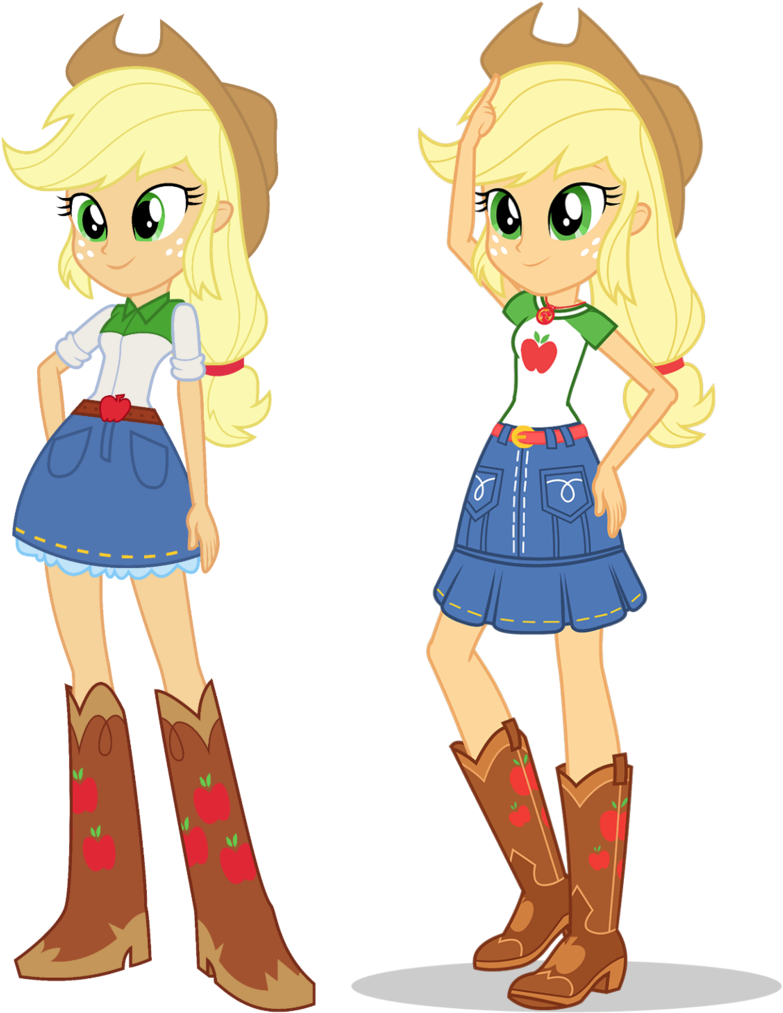 Mewtwo-ex, Belt, Boots, Clothes, Comparison, Cowboy - My Little Pony Equestria Girls Applejack (1024x1024)