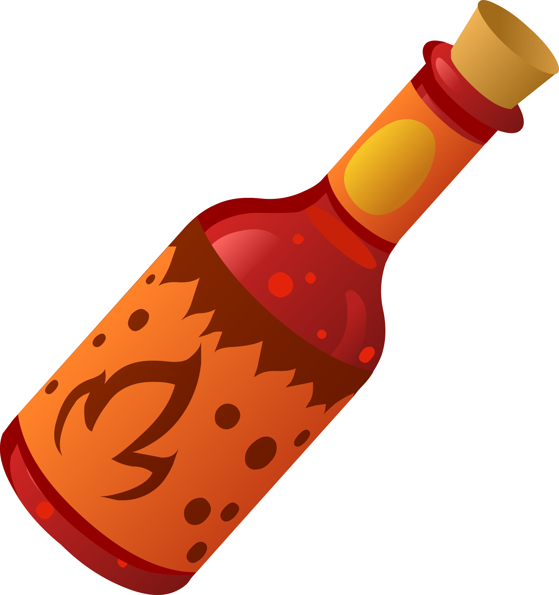 Clipart Food Hot N Fizzy Sauce - Hot Sauce Png (2258x2400)