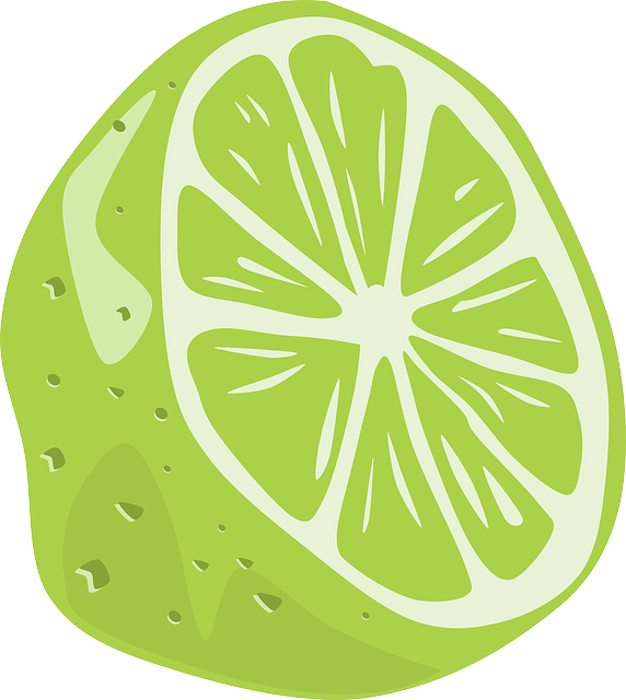 Lime, Fruit, Food, Acidic, Citrus, Half, Fresh, Healthy - Lime Clipart (572x640)