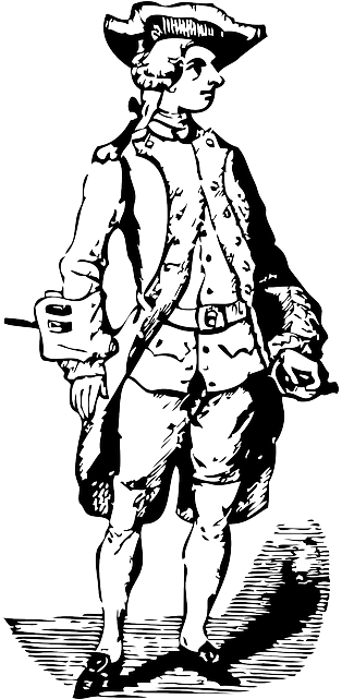 British Red, French, Outline, Drawing, Cartoon, Page, - Drawing Of A British Soldier (320x640)