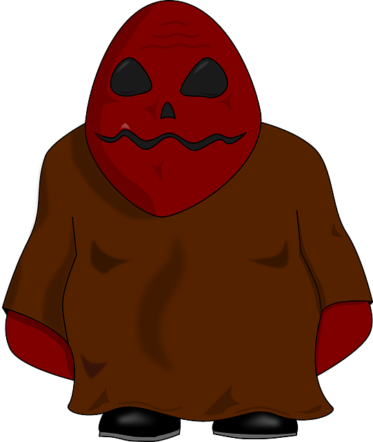 Alien Monster, Demon, Devil, Evil, Alien - Evil Monster Cartoon Png (800x946)