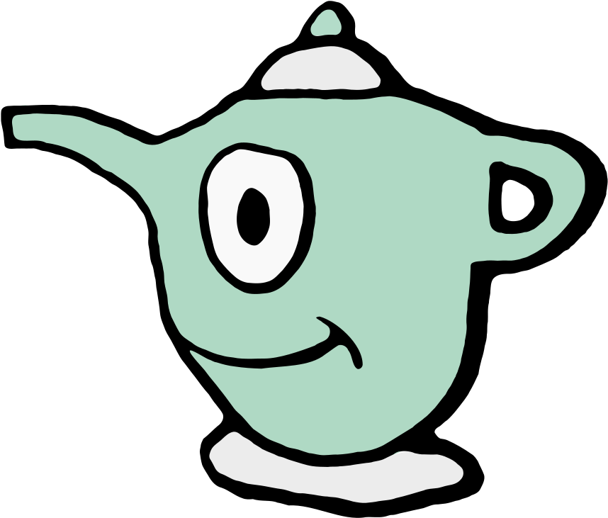 Teapot Clipart Cartoons And Illustrations - Cartoon (1000x914)