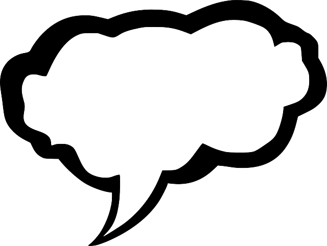 Speaking Bubble, Speech, Talk, Words, Thinking, Speaking - Good News Bible Study Crossword Puzzle Book (640x482)