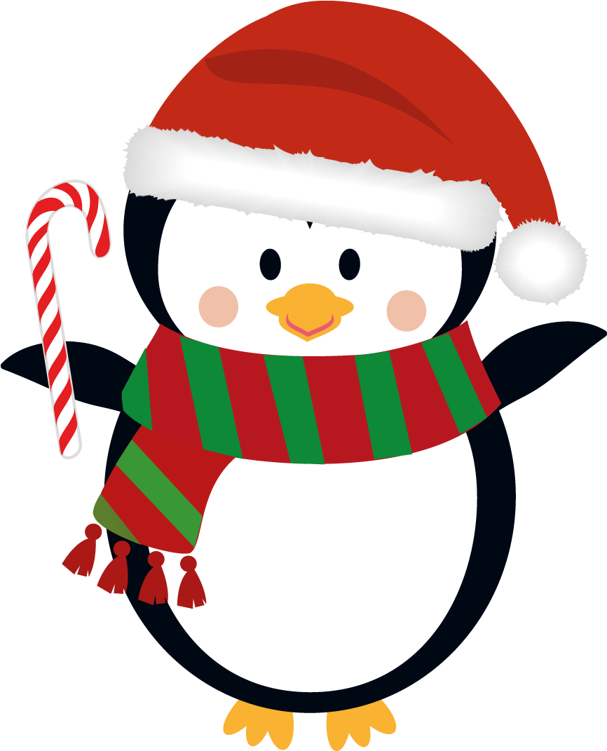 Penguin Clip Art Christmas (1181x1181)