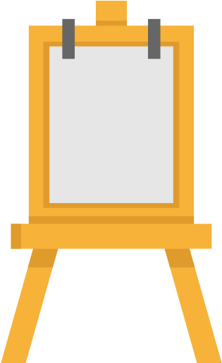 Easel Free Icon - Tools For Painting Art (512x512)