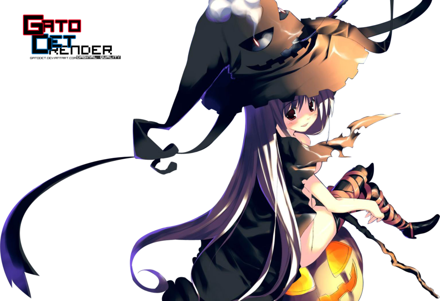 Halloween Anime Desktop Wallpaper Clip Art - Halloween Anime Desktop Wallpaper Clip Art (900x617)