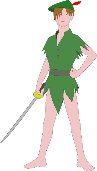 Clipart Info - Peter Pan [book] (341x599)