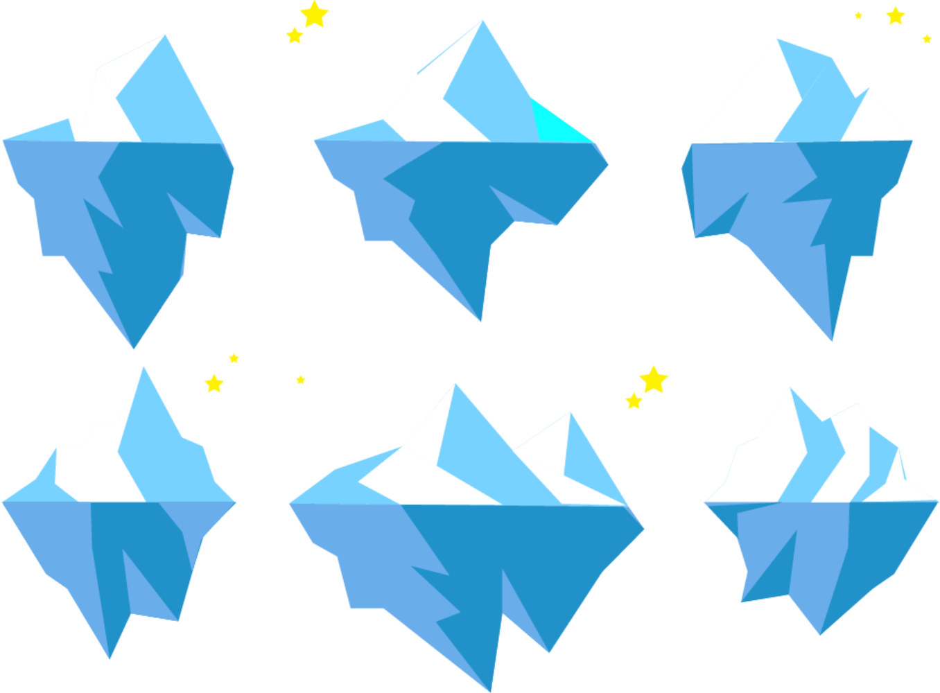 Iceberg Google Slides Clip Art - Dayparting (1356x1000)