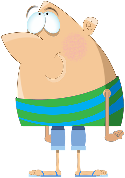 Male, Cartoon, Character, Bald, Man - Stock.xchng (513x720)