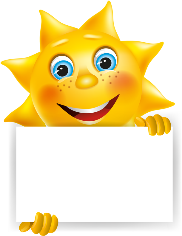 Clip Art School - Smiley Avec Une Pancarte (800x800)