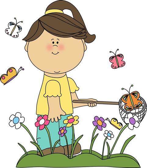 Spring Clip Art - Flashcards On Classroom Commands (482x550)