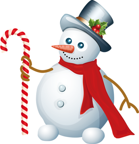 Noel Bohomme De Neige - Clipart Bonhomme De Neige Noel (484x500)