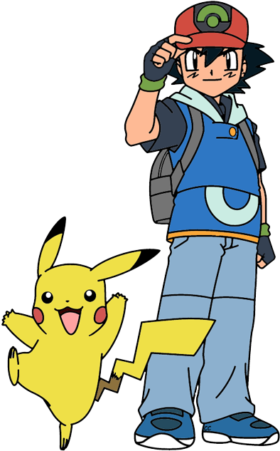 The Following Images Were Colored And Clipped By Cartoon - Ash Ketchum Hoenn (400x638)