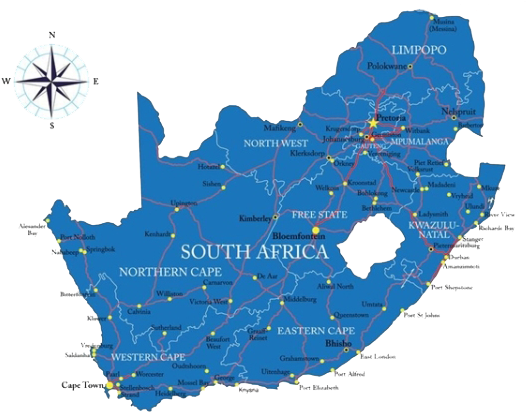 South Africa Second Boer War Map Clip Art - South Africa Second Boer War Map Clip Art (600x445)
