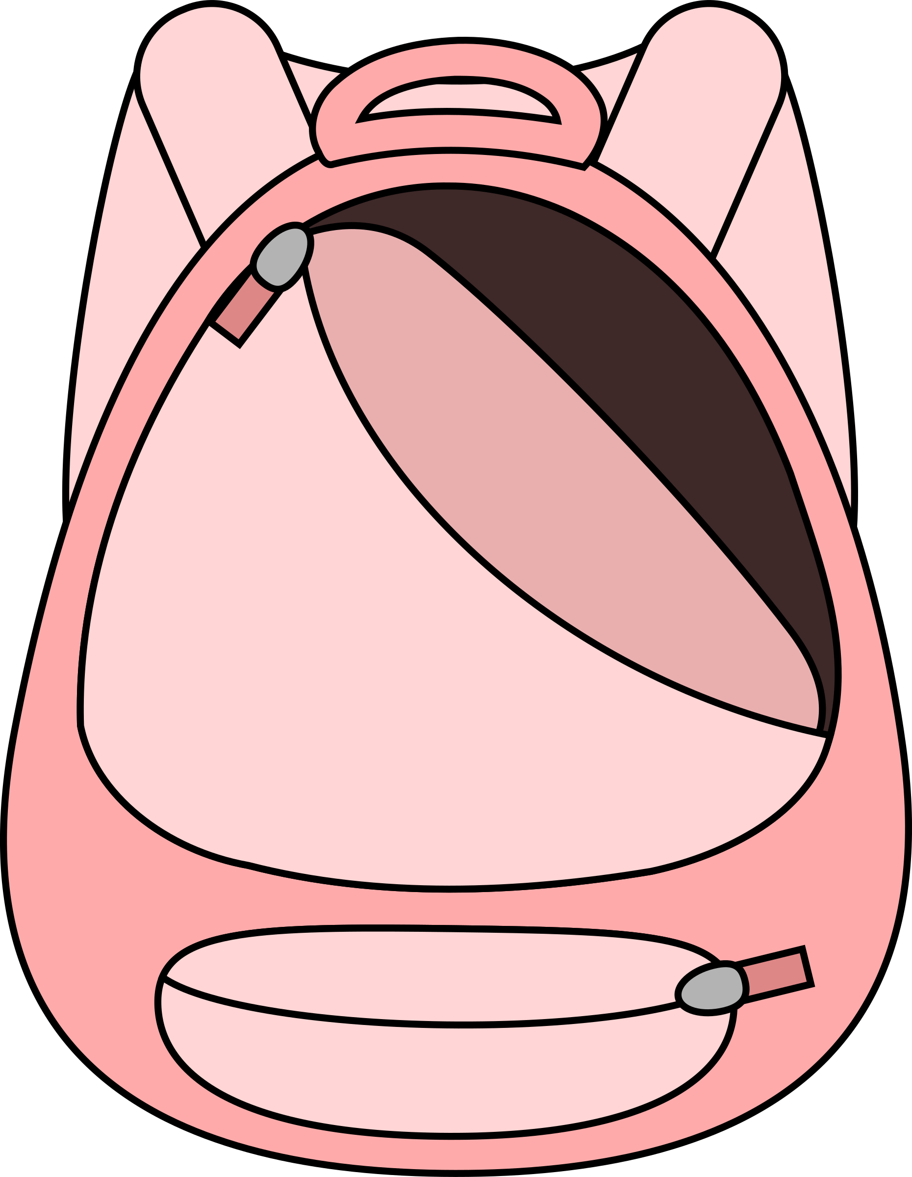 Big Image - Bag Clipart (1860x2400)