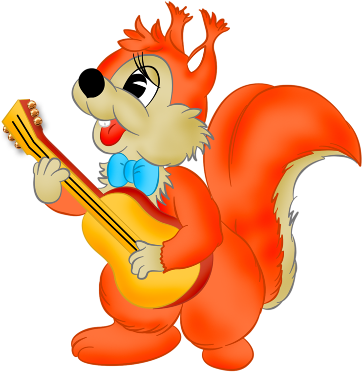 Free Squirrel Clipart Image - Squirrel Cartoon (759x800)
