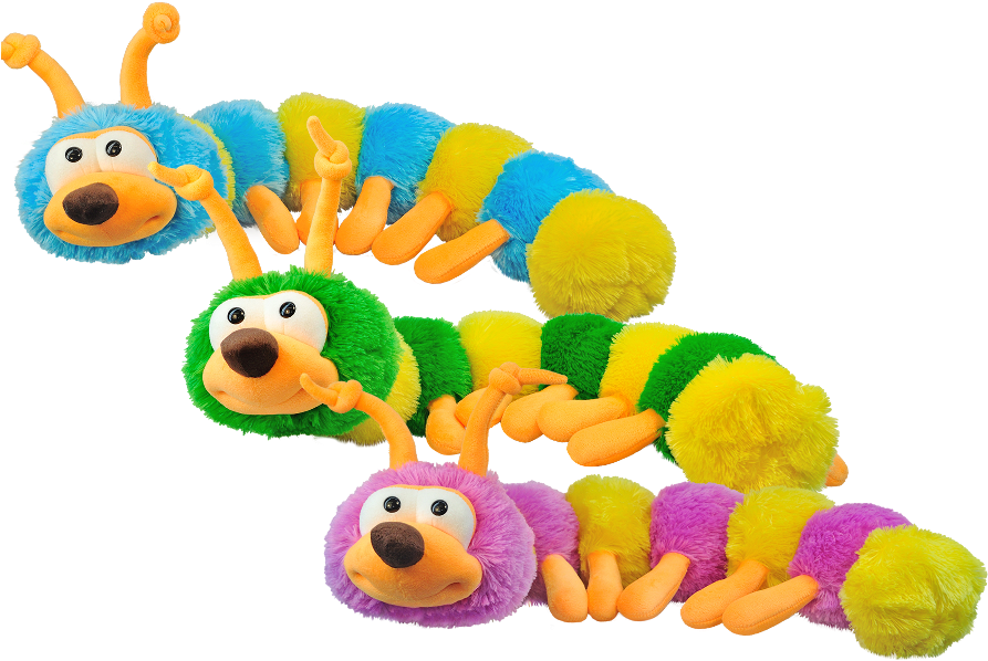 Soft Toy From The Producer - Caterpillar (900x616)