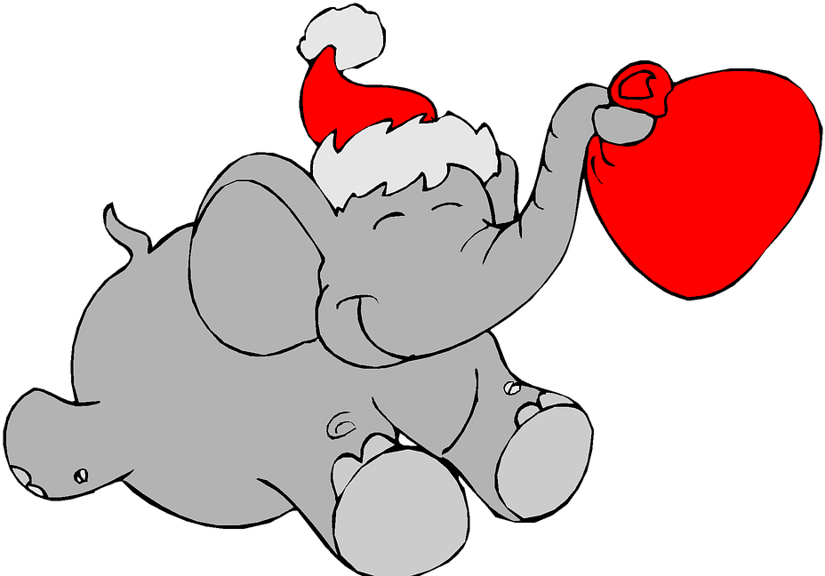 Tribal Squirrel Cliparts 24, - Weihnachten Elefant (960x671)
