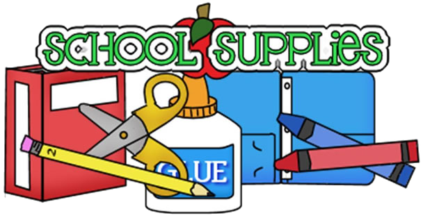 Free Clip Art School Supplies (608x314)
