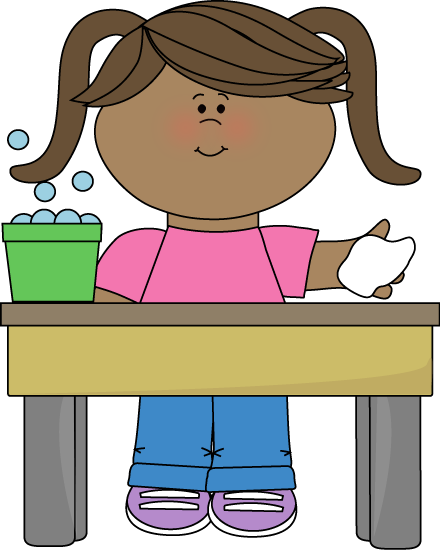 Classroom Helper Clipart Craft Projects, School - Table Washer Clipart (440x550)