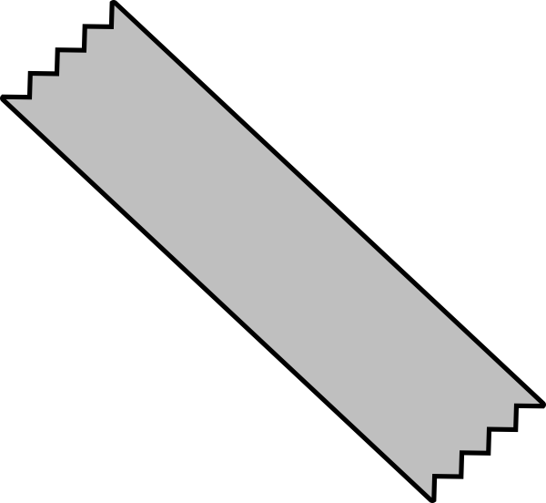 Gray Duct Tape Clip Art At Clker Com Vector Clip Art - Duct Tape Clipart (600x552)