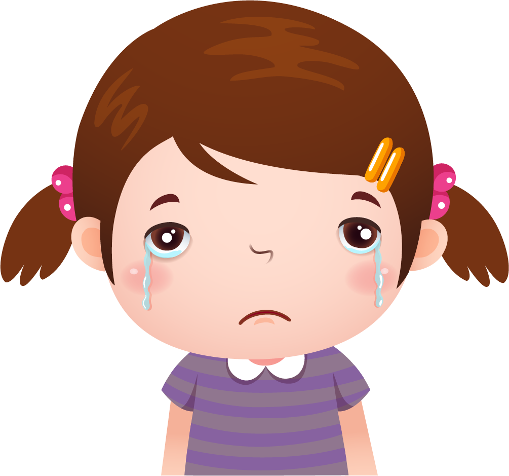 Child Crying - Cartoon.