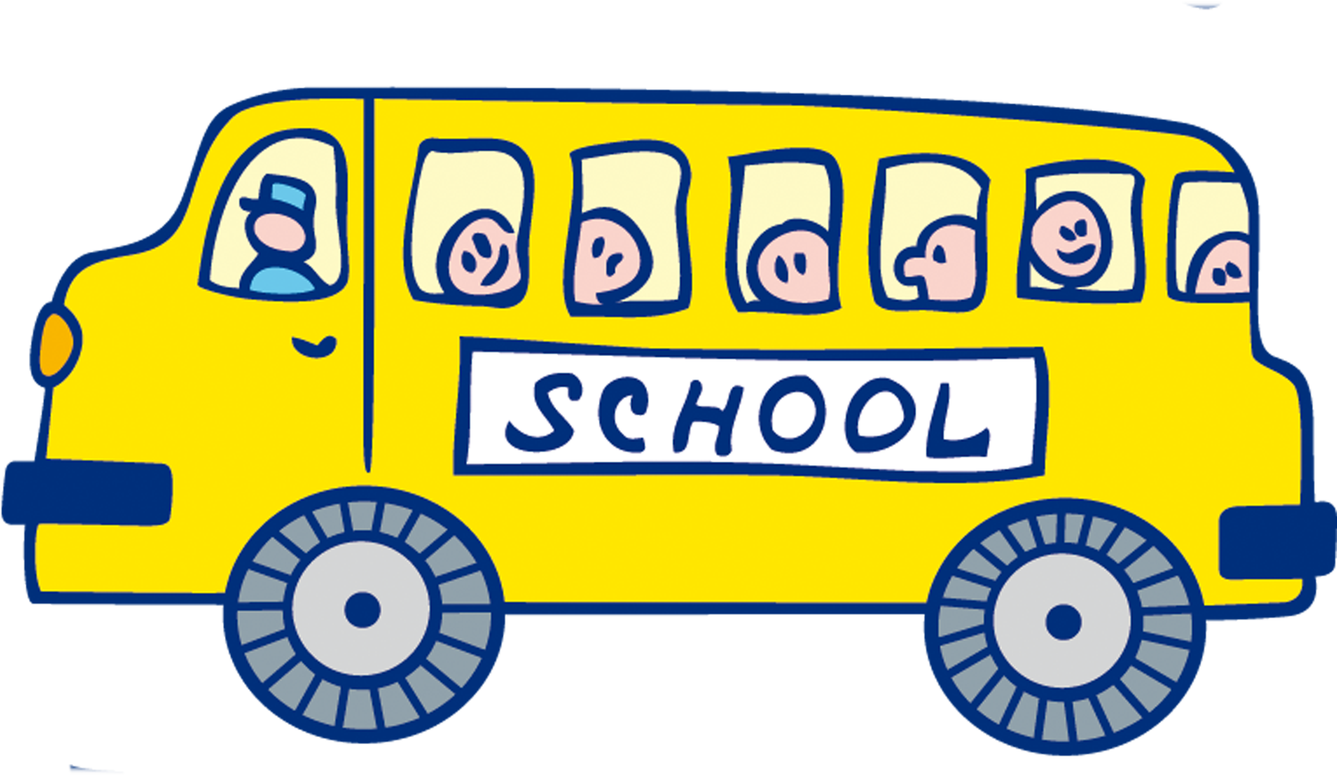 Bus School Learning Clip Art - Bus School Learning Clip Art (2362x2362)