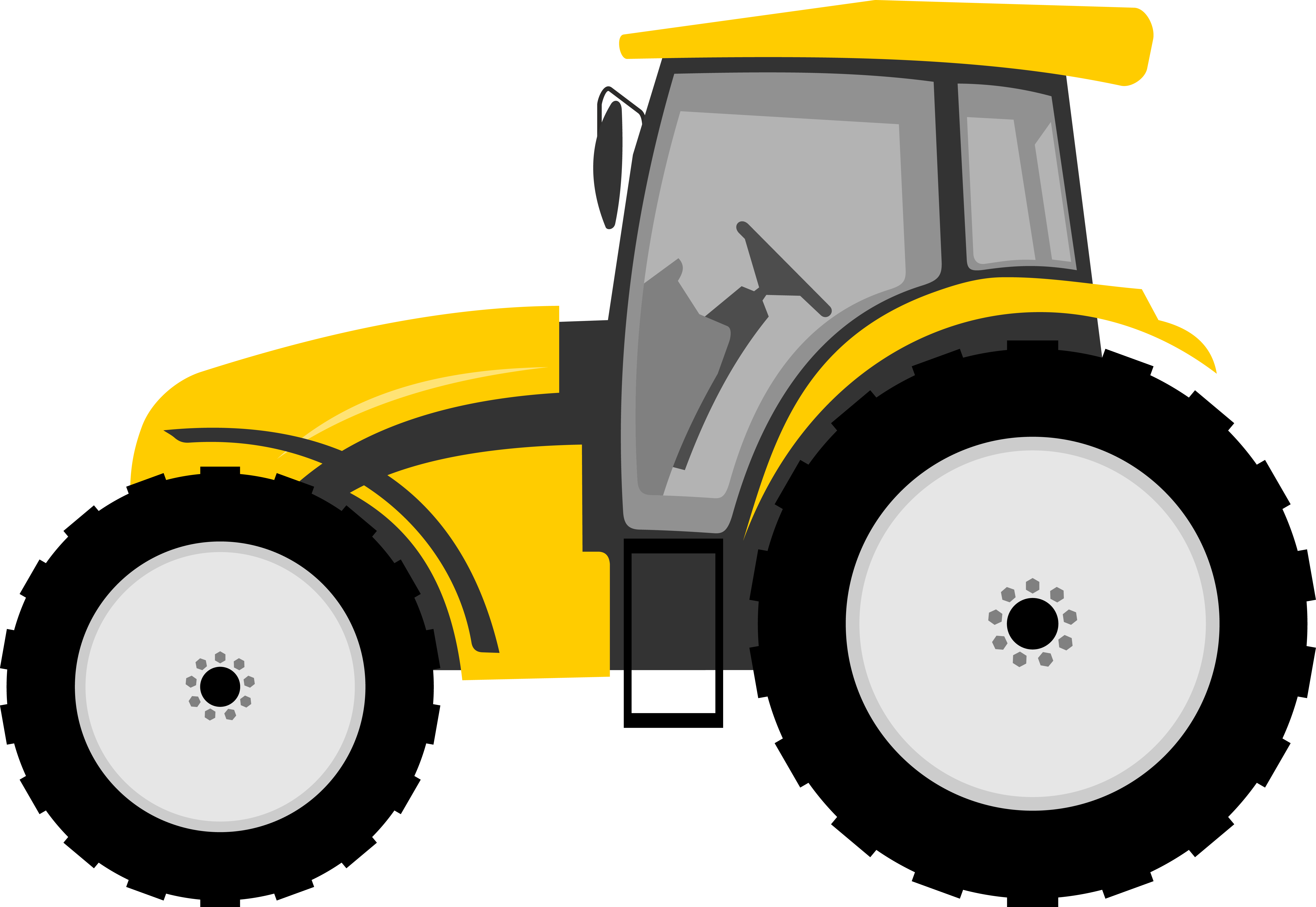 Tractor Farmall Cartoon Clip Art - Tractor Cartoon (5940x4092)