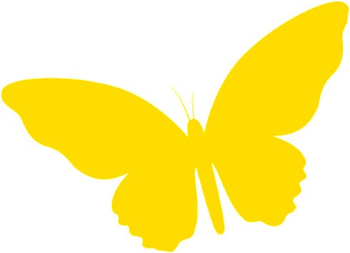 Yellow Butterfly Png (512x512)